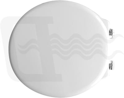 Toiletbril - WC Deksel - Badkamer Vernieuwen - Specifiek Model - Rond - Zilverkleurig