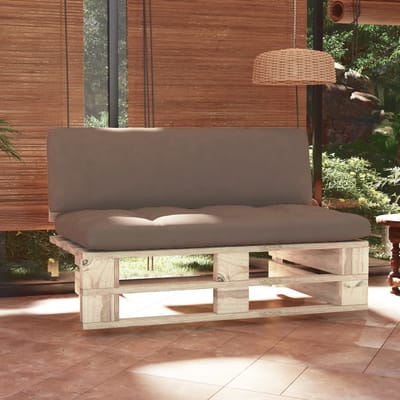 vidaXL - Tuinmiddenbank - pallet - geïmpregneerd - grenenhout