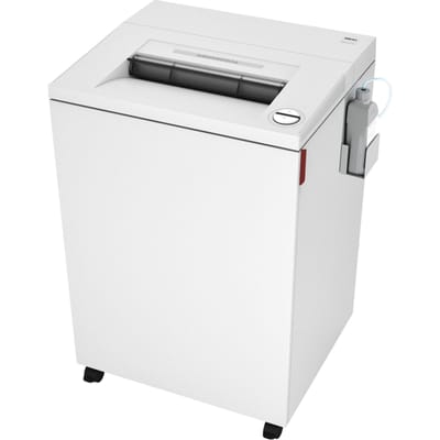 Papiervernietiger IDEAL 4003 CC/O, deeltjes snijden 4 x 40 mm, P-4, 165 l, 30-36 vel snijcapaciteit, veiligheidsklep, mobiel, wit