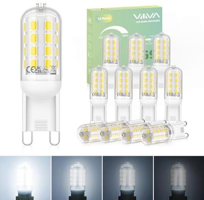 Dimbare G9 Ledlamp 12 Stuks - 6000K, 5W, 500 Lumen, Energiebesparend