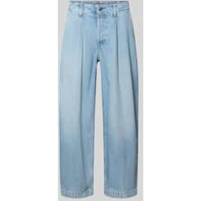 Barrel fit jeans met plooien