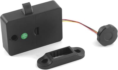 Slimme Ladevergrendeling - Elektronisch Slot - Kast Beveiligen - Vingerafdruk Ontgrendeling - 12x8x5 cm - Zwart