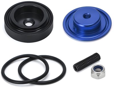 Dailygoody - Auto achterruitwisser - Verwijder set - Aluminiumlegering - Blauw - Ruitenwisserdop - Universeel - Geschikt voor voertuig