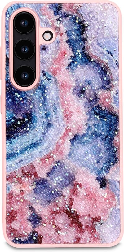 Casemania Hoesje Geschikt voor Samsung Galaxy A53 - Nova - Diamant Marmer Glitter Back Cover