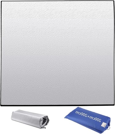Isolerende Mat 200 x 200 cm - Vouwbare Thermische Mat voor Kamperen, Yoga en Slapen, Ideaal als Vloermat