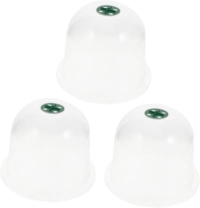 Plantenkoepels 3-pack - Mini Kaskes - Zaailingen Beschermen - Transparant Ontwerp - 26cm Hoog - Transparant