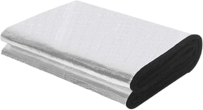 Batterij Isolatie Deken - Thermische Wrap - Winter Bescherming - Brandwerende Constructie - 102 x 18 cm - Grijs
