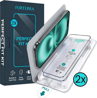 Screenprotector - 2 Stuks - Geschikt voor Apple iPhone 16 - Met Montage Frame - Perfect Fit Kit - Geen Luchtbellen - Gehard Glas - Beschermglas - Tempered Glass - Screen Protector - Nauwkeurige Plaatsing - Case Friendly