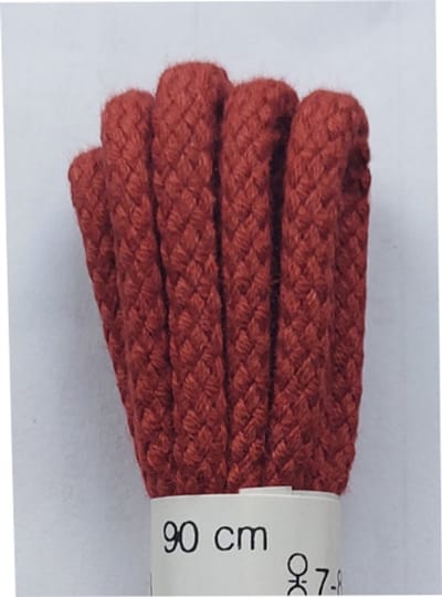 Ronilux Veter - Roest Bruin - Rond - Koord Veters - Lengte 90 cm - Dikte 4 mm - Schoenveter