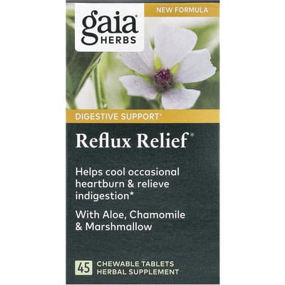 Reflux Verlichting, Kauwtabletten 45 Tabletten