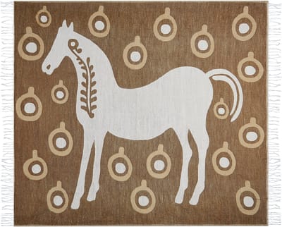 SIDDHA - Plaid - Bruin - 130 x 170 cm - Acryl