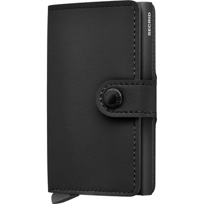 Secrid Unisex Miniwallet Yard Black-powder Black Maat: OS | Portemonnees Outlet | Unisex | Zwart