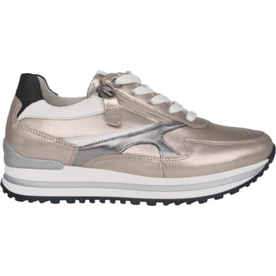 Gabor 56.562.82 - dames sneaker - Zilver - maat 35 (EU) 2.5 (UK)
