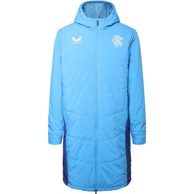 Castore Rangers FC-anorak voor heren (Blauw/Donkerblauw)