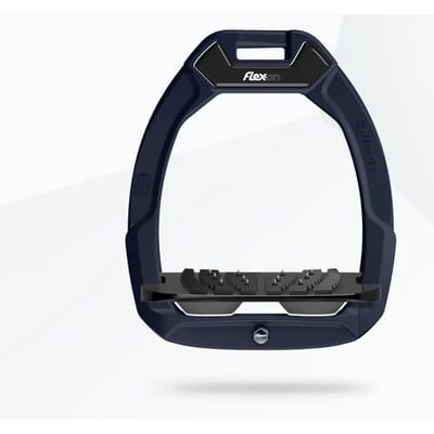 Veiligheidspantser voor paardrijden Schuin Ultra Grip Blauw/Zwart/Antraaciet Flex-On Safe-On