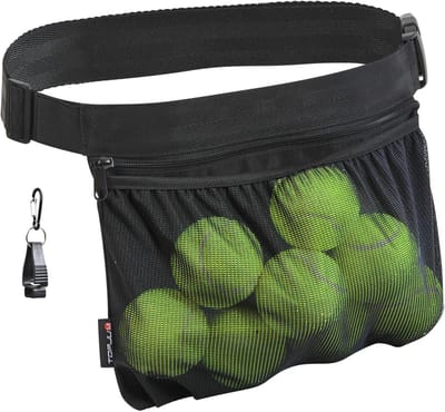 Tennis- en Pickleballbalhouder Heuptas met Ruimte voor 8 Ballen - Ideaal voor Sporters