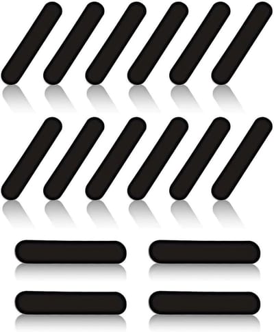 Allecto Plus - Loodband voor tennisrackets 16 stuks 5 g - zelfklevend - golf - tegengewicht - zwart - pickleball peddel - bescherming - verbetering van balans - sportuitrusting - accessoire