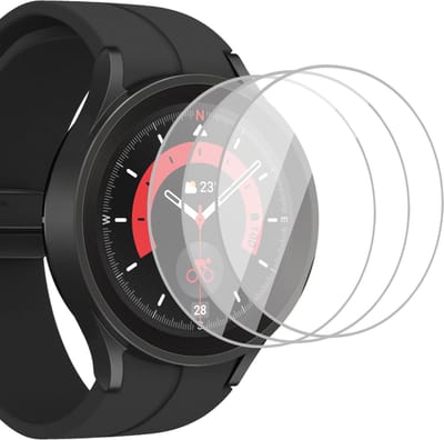 3x Screenprotector geschikt voor Samsung Watch 5 Pro - Folie Screen Protector Geschikt voor Samsung Watch 5 Pro