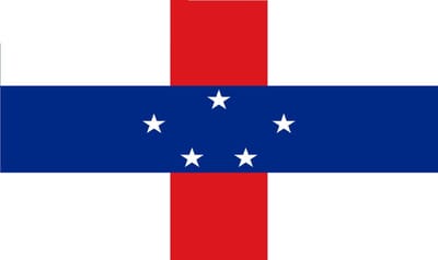 *** Grote Antilliaanse Vlag 90x150cm - Vlag Antillen - van Heble® ***
