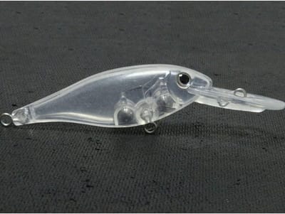 Crankbait Vissen Lures - Vliegvissen Lures - Vissen Laten Zinken - Brede Wobble - 10 stuks - Ongeverfd
