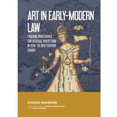 Art In Early Modern Law - Chiara Mannoni