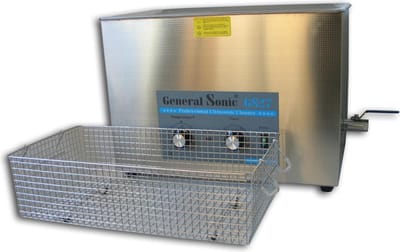 GeneralSonic GS27 – 27 liter | Professionele ultrasoon reiniger met een krachtige reiniging (Ultrasoonbad, ultrasoon baden, reinigingsbad, ultrasone reiniger, carburateur reinigers, ultrasonic cleaner injectoren, brillen apparaat, grote ultrasoonbak)