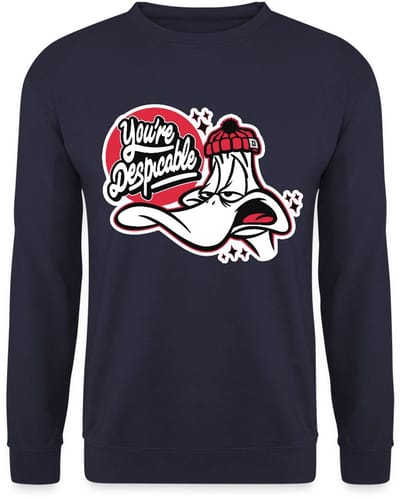 Looney Tunes Daffy Duck Despicable Sweater Heren