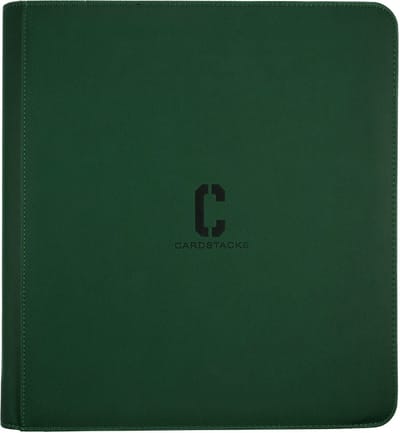 Cardstacks Zippered Pro Binder 12 Pocket - Groen (verzamelmap voor Pokemon & Magic Kaarten)