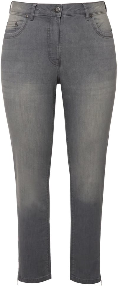 Angel of Style - Dames - Jeans Irma Slim Fit stretchcomfort 5-pocket - Medium grijs - Maat 42