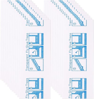 24 Stuks Vliegenvallen voor Binnen en Buiten | Plakstrips voor Vliegen | Effectieve Oplossing Tegen Vliegen