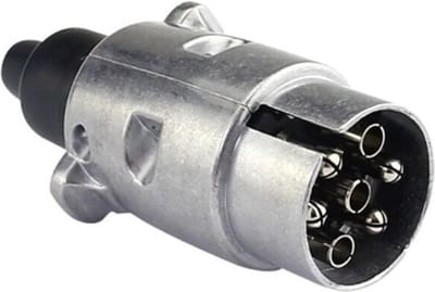 VCTparts® Trailerstekker Plug 7-polig Aluminium [Aanhanger - Caravan - Trailer]