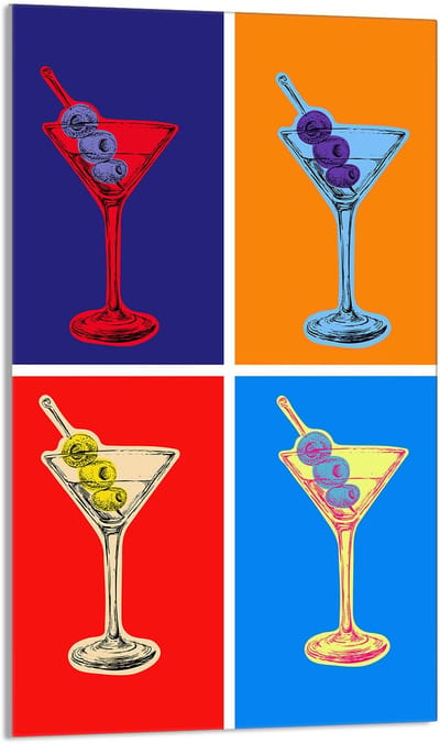 TMK ArtDeko Serie - Snijplank van Gehard Glas - 30x52 cm - Beschermende Kookplaat