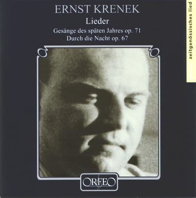 Liat Himmelheber, Hanna Dóra Sturludóttir, Axel Bauni, Isabel Fernholz - Krenek: Lieder (CD)