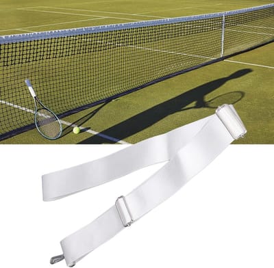 Duurzaam Tennisnet met Riemen en Roestvrijstalen Gesp voor Meerdere Spelers en Wedstrijden