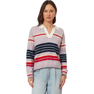 Scotch & Soda Rugby Pullover Iris Engineered Stripe Taglia: XS | Maglioni a maglia Outlet | Donna | Viola