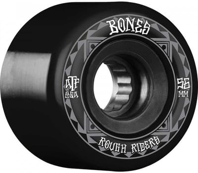 Skateboard Wielen All-Terrain 80A Zwart Voor Ruwe Oppervlakken