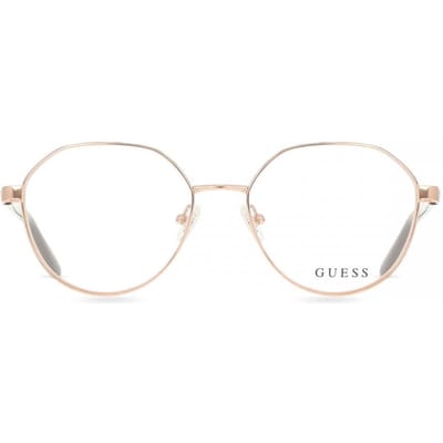 Guess Dames Bril Gu50124 028 Shiny Rose Gold/Grey on Top/51-15-140 gray