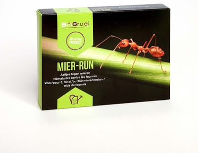 Aaltjes tegen mieren - Mier-run 50 mierennesten - Mieren bestrijden - 50 miljoen Aaltjes - Ongediertewering - Natuurlijke bestrijding