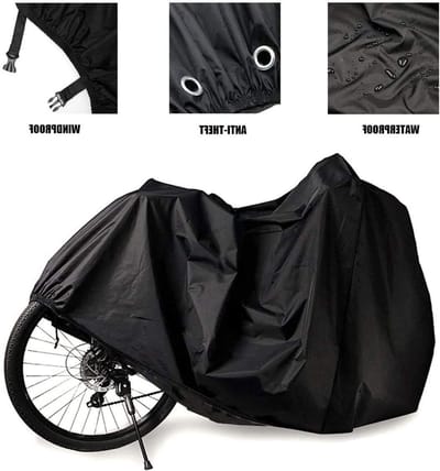 Waterdichte Fietshoes van Nylon/Oxford, Geschikt voor Fiets en Motor, Bescherming tegen Sneeuw en Regen, 200 x 110 x 70 cm