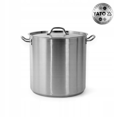 Yato Hoge RVS Pan met Deksel 40x40cm 50,3L