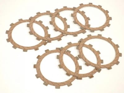 7 tecnium koppelingsplaten voor kawasaki 125 kx 1985 1986 1987 nieuw