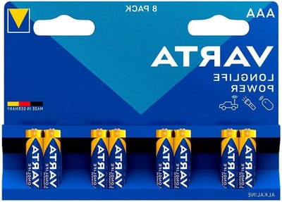 Batterijen AAA - LR03 Standaard - Apparaten Voeden - Lange Levensduur - 8 Stuks - Zilverkleurig