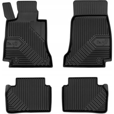 Frogum No.77 - Automatten - Mercedes E-Klasse W213 S213 2016-2023 - 3D Design - Hoge Rand - Antislip