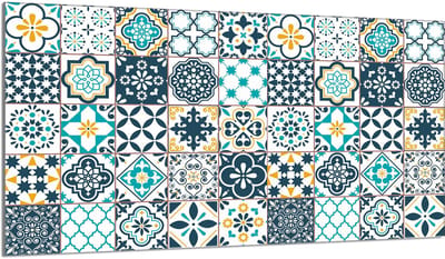 TMK ArtDeko - Snijplank - 90x52 cm - Mozaïek - Gehard glas