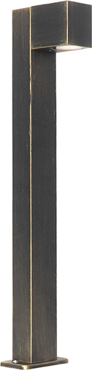 QAZQA baleno - Industriele Staande Buitenlamp | Staande Lamp voor buiten - 1 lichts - H 65 cm - Goud/messing - Industrieel - Buitenverlichting