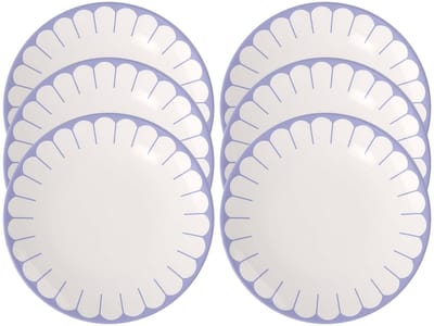 Speiseteller Fleur Couleur ø 26,6 cm Set van 6