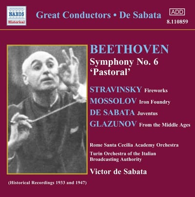 Rome Santa Cecilia Academy Orchestra, Victor De Sabata - Beethoven: Symphony No.6 'Pastoral' (CD) (Remastered)