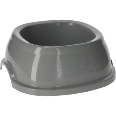 Stefanplast voerbak / drinkbak 2 liter kunststof Steel Blue