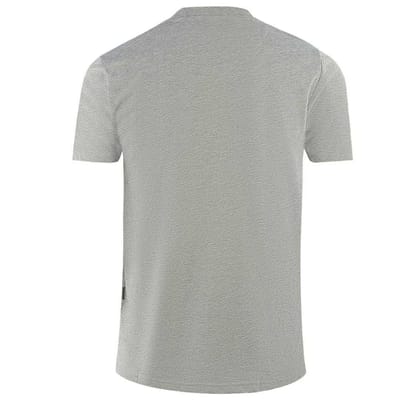 Aquascutum Heren Londen 1851 Gesplitst Logo T-Shirt (Grijs)