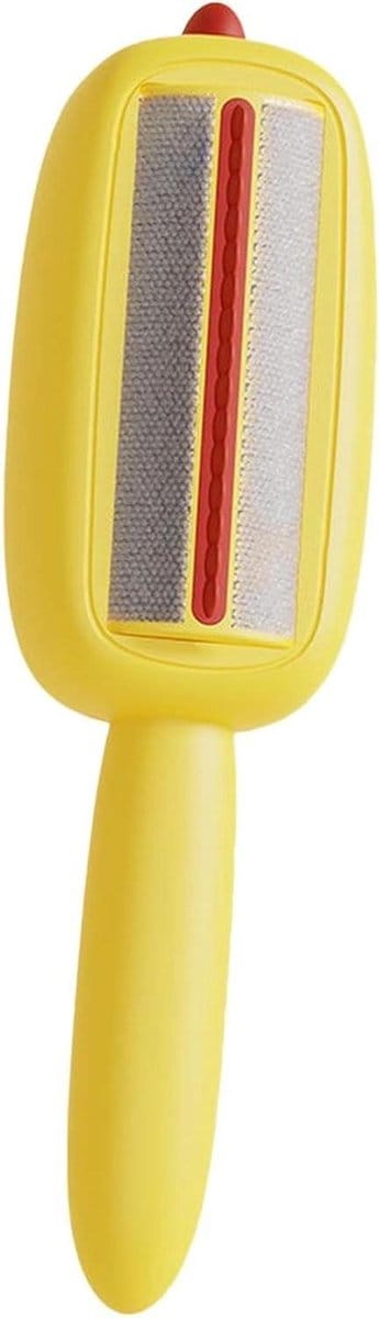 Herbruikbare Pluizenroller - Kledingreiniger - Huisdierhaar Verwijderen - Stevige Constructie - 22.5 cm - Geel